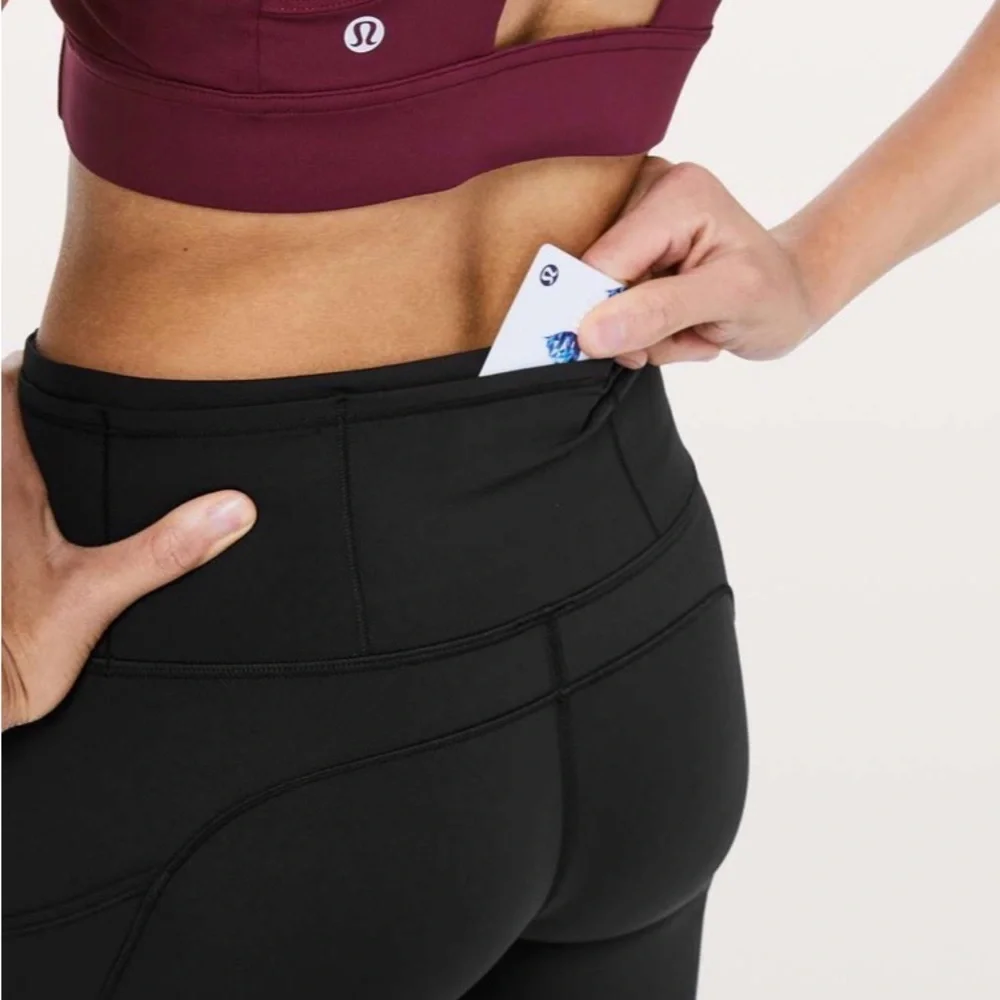 Lululemon 6 Fast & Free 7/8 Tight II *Non-Reflective Nulux 25